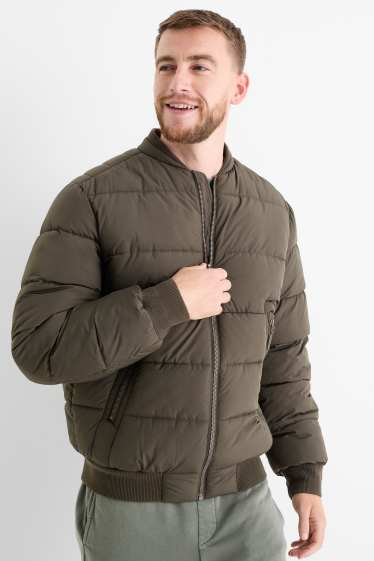 Men - Quilted jacket - green