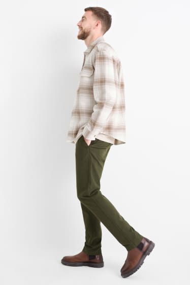 Herren - Chino - Slim Fit - dunkelgrün