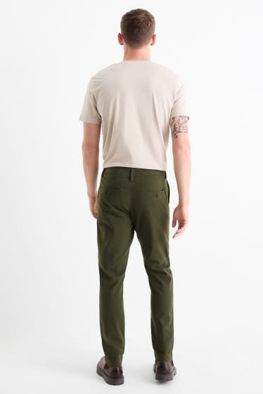 Herren - Chino - Slim Fit - dunkelgrün
