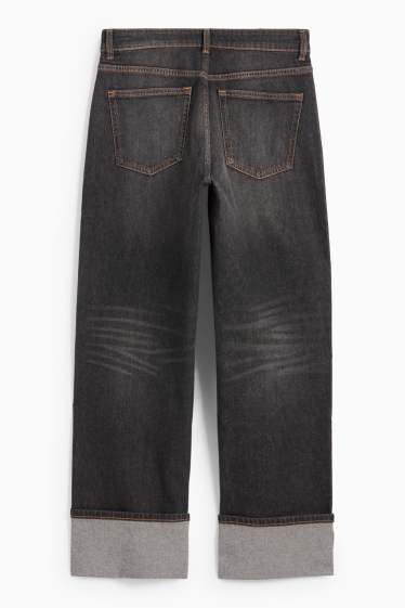 Femmes - Baggy jean - mid waist - jean gris foncé
