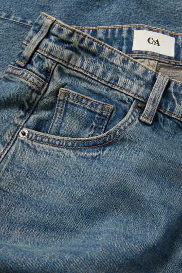 Dámské - Balloon jeans - mid waist - džíny - modrošedé