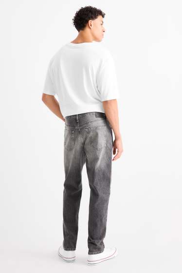 Men - Relaxed tapered jeans - LYCRA® - denim-gray
