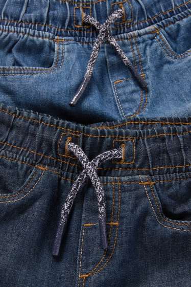 Kinder Jungen - Multipack 2er - Slim Jeans - Thermojeans - jeansblau