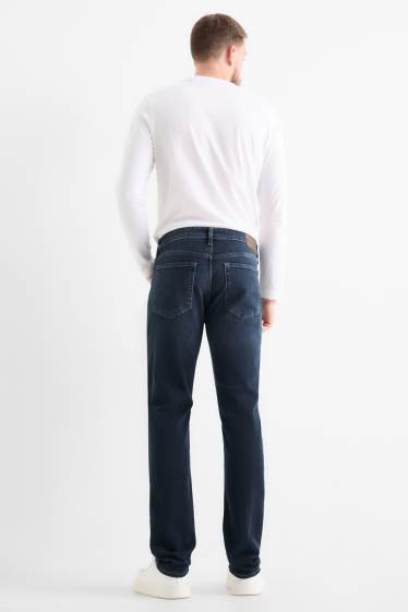 Bărbați - Slim jeans - LYCRA® - denim-albastru închis