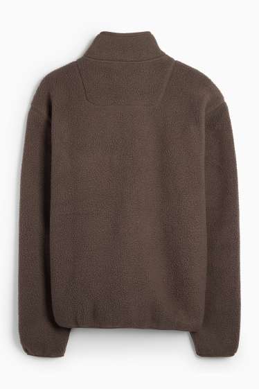 Herren - Fleecejacke - braun