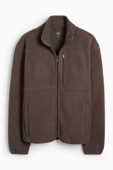 Herren - Fleecejacke - braun
