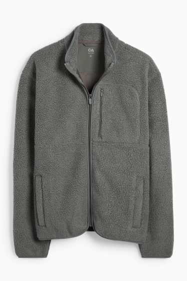 Men - Fleece jacket - green