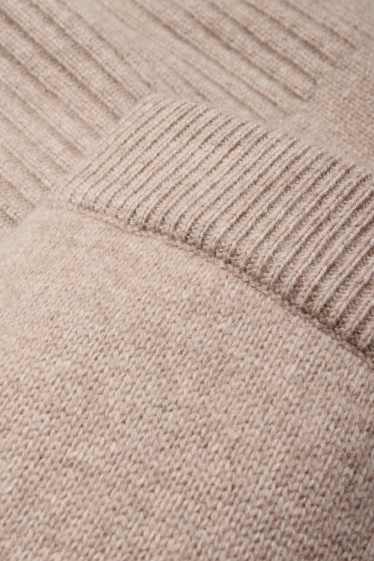 Femmes - Bas de jogging en maille en cachemire mélangé - mélange de laines - beige