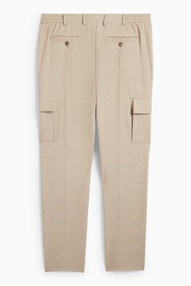 Herren - Baukasten-Hose - Regular Fit - Flex - beige