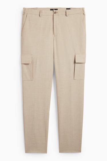 Herren - Baukasten-Hose - Regular Fit - Flex - beige