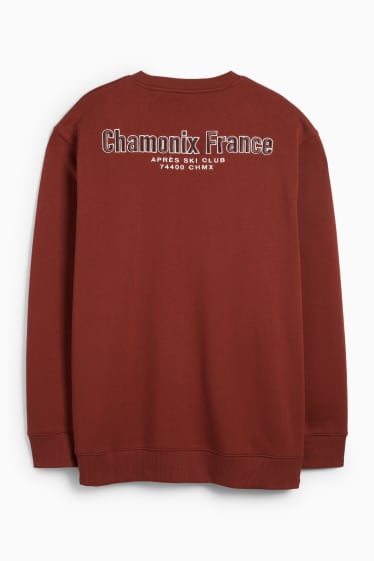 Hommes - Sweat - rouille