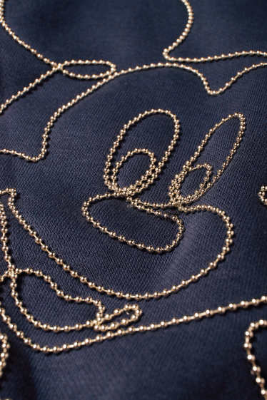 Dames - Sweatshirt - Mickey Mouse - donkerblauw