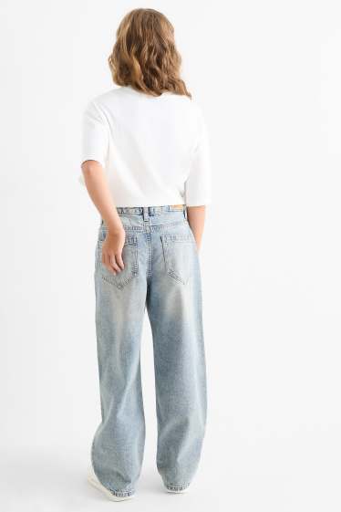 Kinderen: meisjes - Skater jeans - jeanslichtblauw