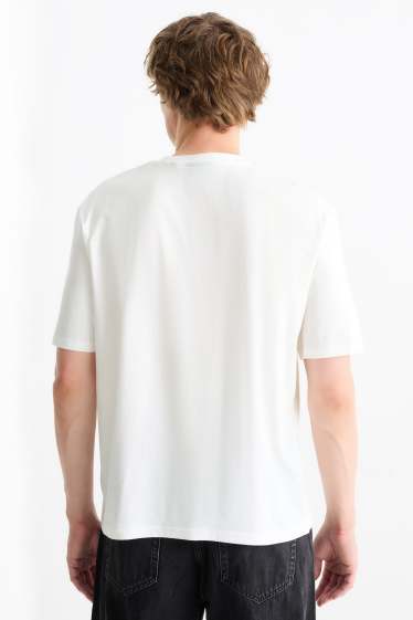 Men - T-shirt - relaxed fit - white