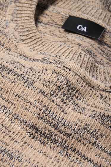 Men - Chenille jumper - beige