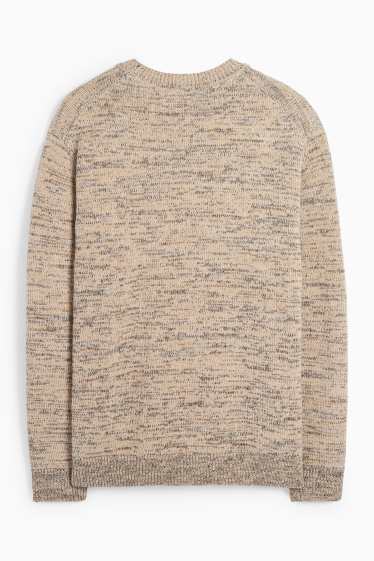 Men - Chenille jumper - beige