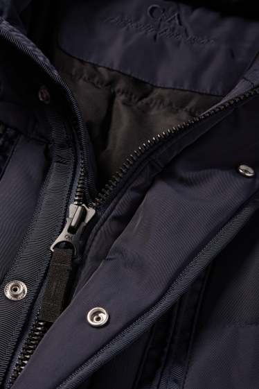 Hombre - Chaqueta acolchada con capucha - azul oscuro