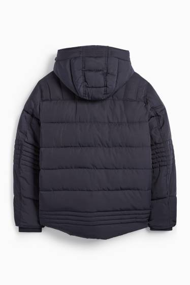 Hombre - Chaqueta acolchada con capucha - azul oscuro