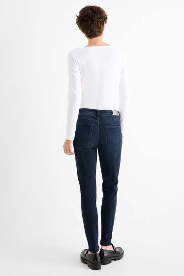 Damen - Skinny Jeans - Mid Waist - Shaping Jeans - LYCRA® - dunkeljeansblau