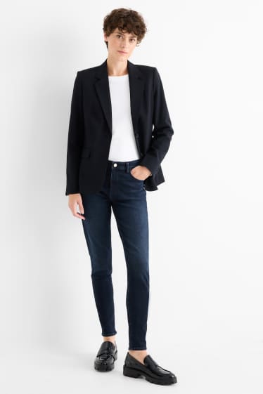Damen - Skinny Jeans - Mid Waist - Shaping Jeans - LYCRA® - dunkeljeansblau