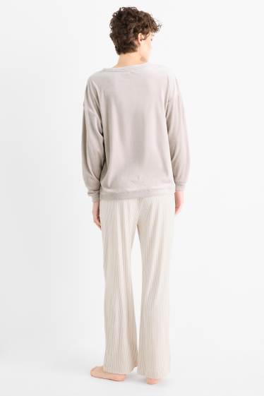 Femmes - Pyjama d’hiver - gris clair