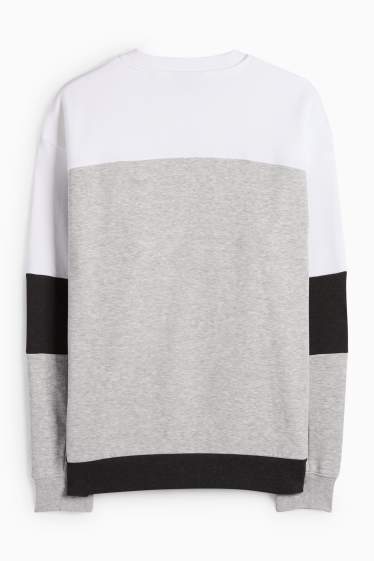 Herren - Sweatshirt - weiß / grau