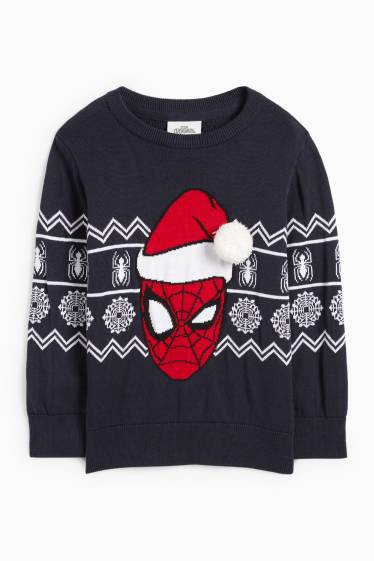 Nen - Spiderman - jersei nadalenc - blau fosc