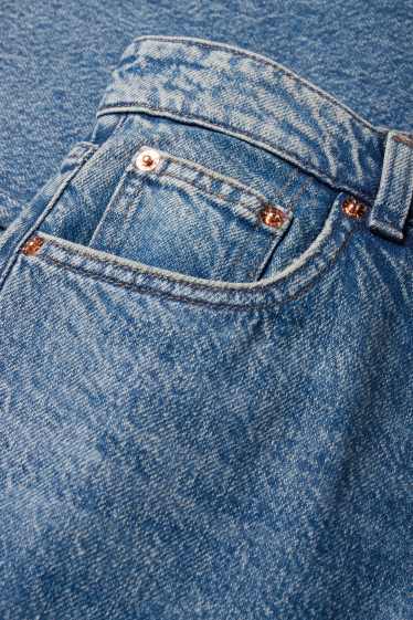 Damen - Straight Jeans - Low Waist - jeansblau