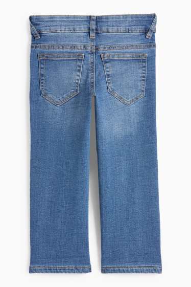Děti - chlapci - Motivy divokých zvířátek - straight jeans - termo džíny - džíny - modré