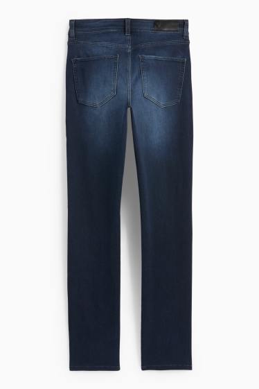 Damen - Slim Jeans - Mid Waist - Jog Denim - dunkeljeansblau