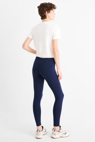 Women - Thermal leggings - dark blue