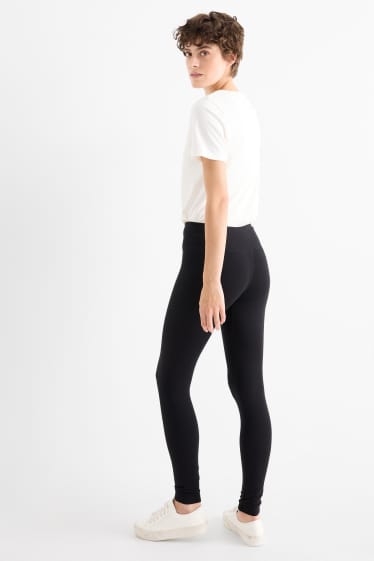 Mujer - Leggings térmicos básicos - negro