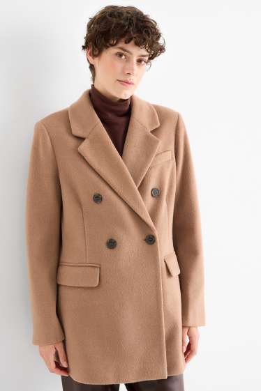 Women - Coat - light brown