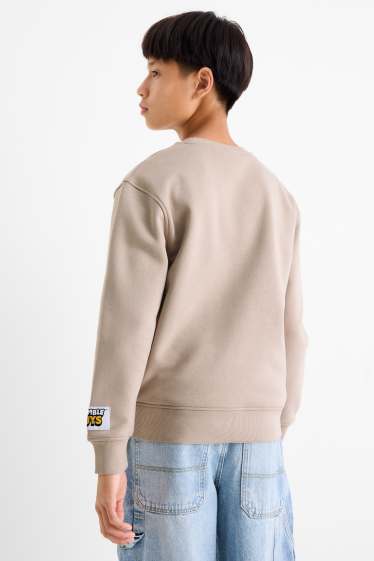 Kinderen: jongens - Stumble Guys - sweatshirt - taupe