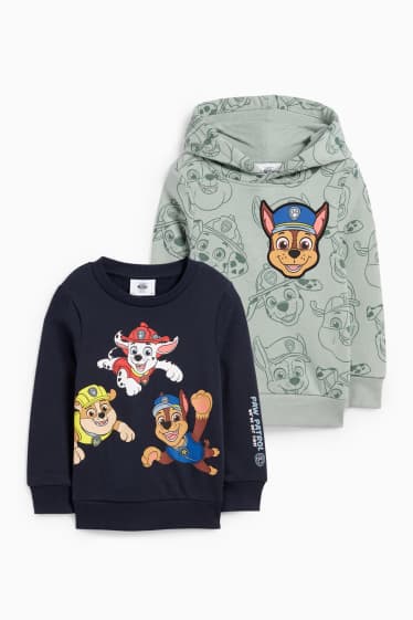 Children Boys - Multipack of 2 - PAW Patrol - Chase - hoodie and sweatshirt - light green