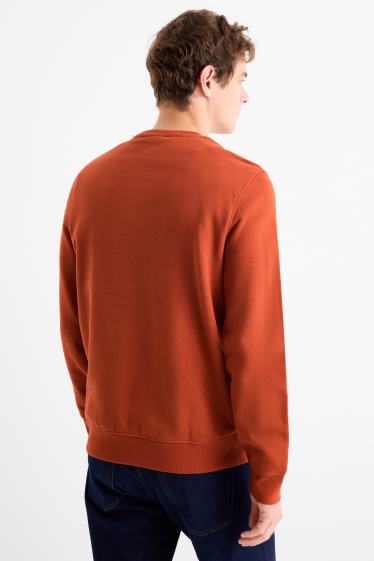 Hommes - Sweat - orange foncé