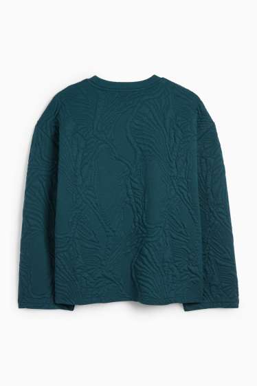 Dames - Sweatshirt - donkergroen