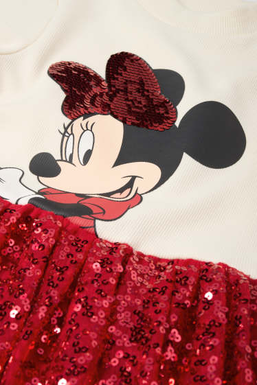 Kinder Mädchen - Minnie Maus - Set - Kleid und Tasche - 2 teilig - rot