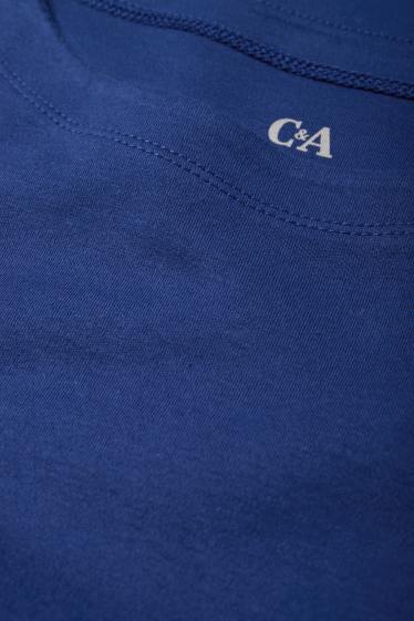 Femmes - Haut à manches longues - regular fit - bleu foncé