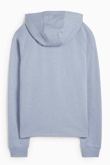 Damen - Funktions-Jacke mit Kapuze - hellblau