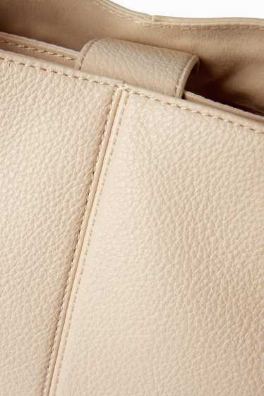 Dames - Tas - licht beige