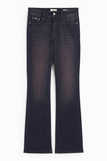 Donna - Jeans bootcut - vita media - jeans blu scuro