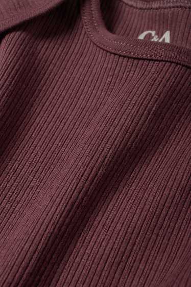 Unisex - Body bebeluși - reiat - bordo