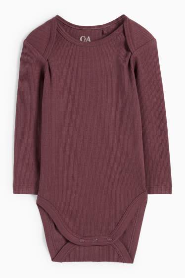 Unisex - Body bebeluși - reiat - bordo