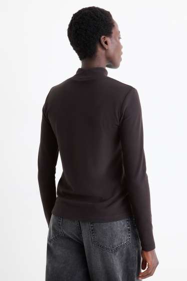 Dona - Samarreta polar de mànigues llargues tèrmica - regular fit - negre
