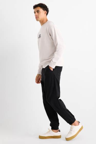 Herren - Hose - Loose Fit - schwarz