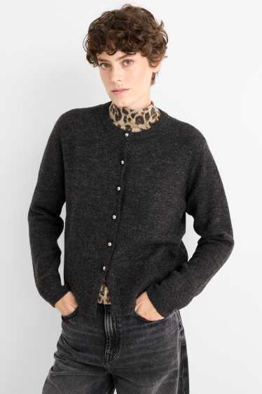 Women - Cardigan - dark gray