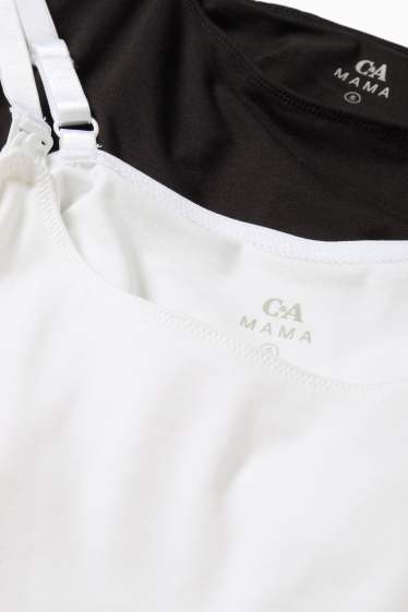 Women - Multipack of 2 - nursing top - black / white