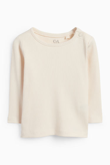Baby Mädchen - Blümchen - Baby-Outfit - 3 teilig - braun