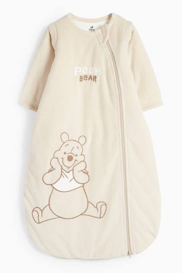 Neonate - Winnie the Pooh - sacco nanna neonati - 6-18 mesi - a coste - beige chiaro